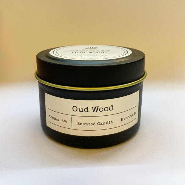  室內香薰大豆蠟燭 香氛蠟燭 Oud Wood 烏木沉香