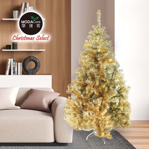 摩達客耶誕-台製豪華型4尺/4呎(120cm)氣質霧金聖誕樹 裸樹(不含飾品不含燈)