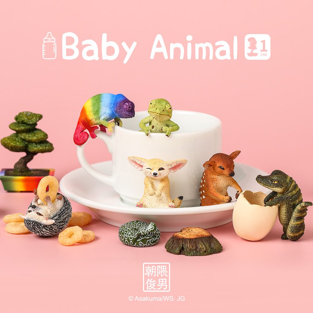 研達YENDAR】朝隈俊男-Baby Animal [6入/中盒] - PChome 24h購物