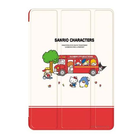 Sanrio大集合 10.2吋 iPad皮套保護殼 (紅白公車款)