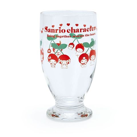 Sanrio大集合 櫻桃矮腳玻璃杯 (那年，我們的春天)