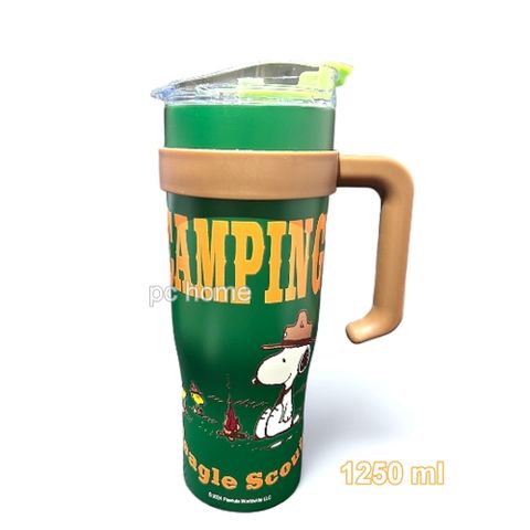 SNOOPY 史努比 【綠野露營】冰壩杯1250ml