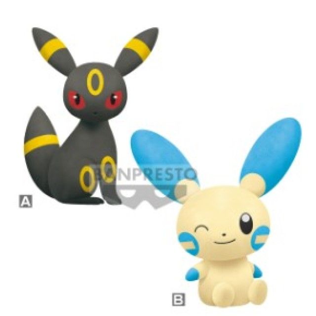 POKEMON 寶可夢 精靈 看我的尾巴!大絨毛玩偶 A款月亮伊布 約23CM 代理