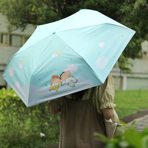 蠟筆小新抗UV輕量自動傘-正版授權 防風傘 黑膠傘 雨傘 遮陽傘