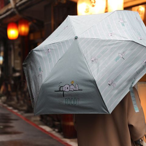 Peanuts史努比抗UV輕量自動傘-Snoopy正版授權 防風傘 黑膠傘 雨傘 遮陽傘