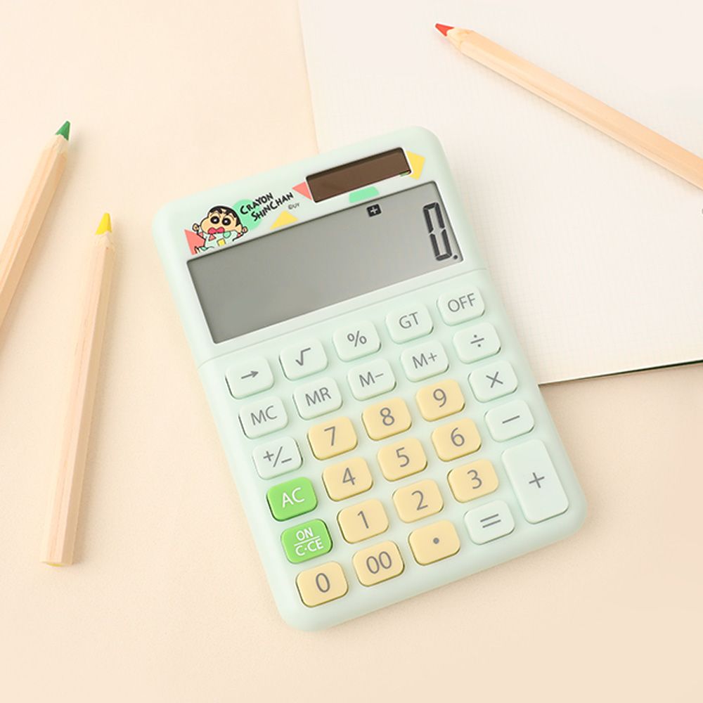 文具計算機 楽天市場】electronic calculator 電卓（カラーブルー）（電卓
