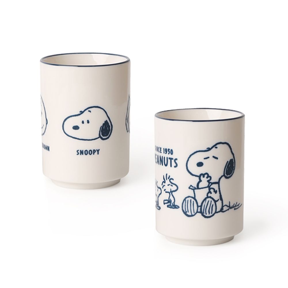  Peanuts史努比湯吞杯-Snoopy 日式湯吞杯 手握杯 茶杯 陶瓷杯子 餐具