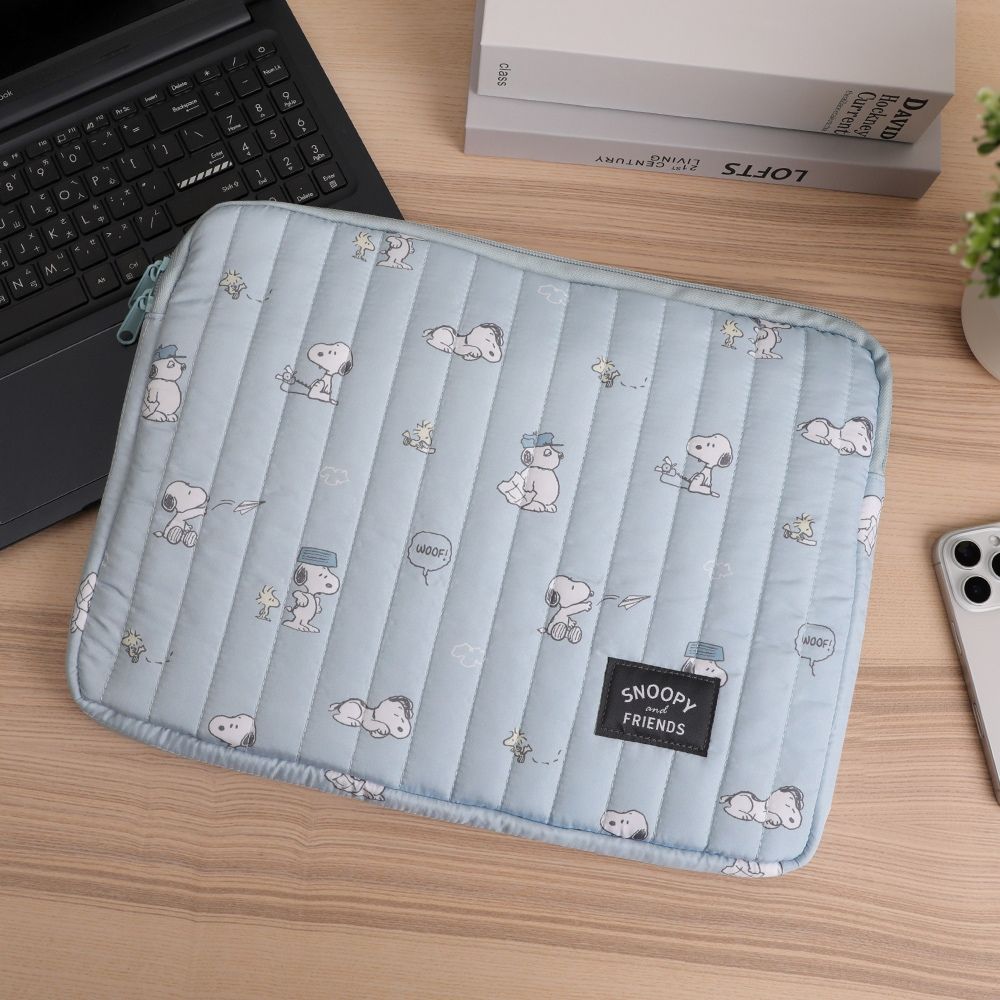SNOOPY 史努比 Peanuts史努比筆電收納包15.6吋-Snoopy電腦包 筆電包
