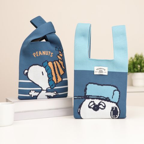 Peanuts史努比編織手提袋
