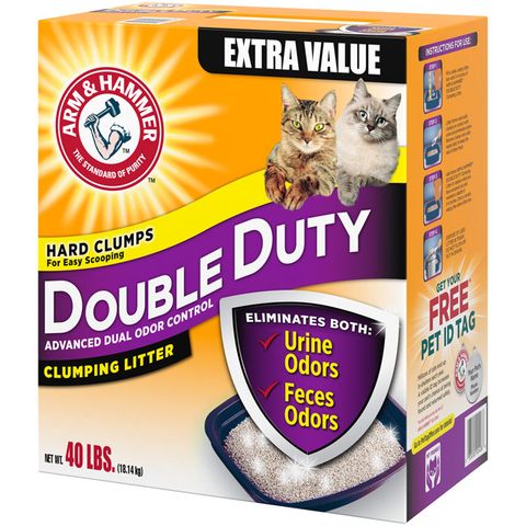 ARM&HAMMER 鐵鎚 牌雙效加強除臭貓砂40LB*1盒