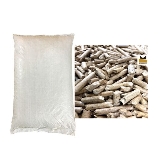 迦美 崩解型松木木屑砂20KG 米袋量販包