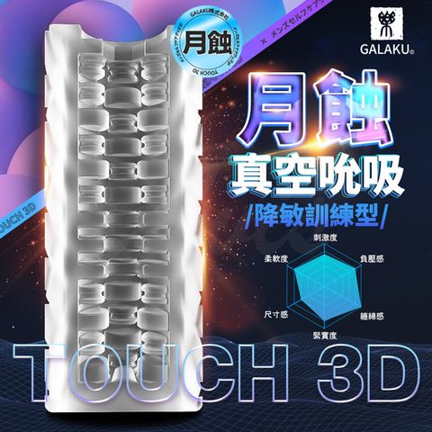 GALAKU TOUCH 3D 月蝕 飛機杯 降敏訓練型 情趣用品.情趣職人.訓練杯