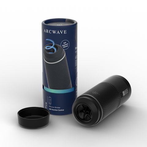 一款精密設計的手動自慰器ARCWAVE Pow 吸力緊實自慰器-黑台灣唯一授權公司貨
