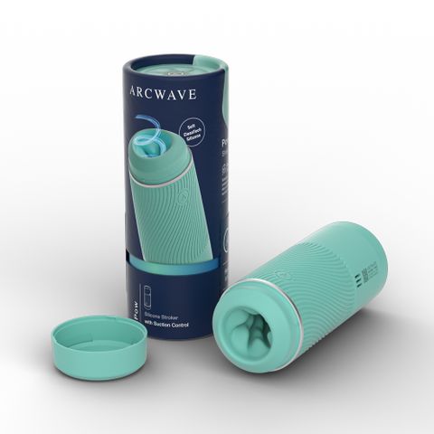 一款精密設計的手動自慰器ARCWAVE Pow 吸力緊實自慰器-薄荷綠台灣唯一授權公司貨