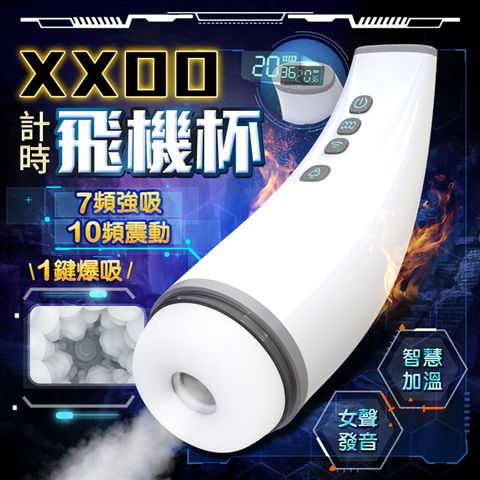 Sex Toys XXOO智能加溫發音計時飛機杯