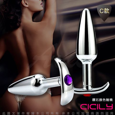 CICILY 虐戀精品 後庭情人 金屬 前列腺後庭按摩棒 C款