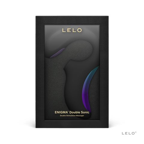 LELO Enigma Double Sonic 智能版 吸吮按摩器 黑色