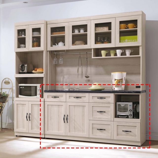 Obis 歐必斯 潔西石面5.3尺餐櫃下座