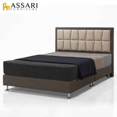 ASSARI -傢集908型貓抓皮床頭片-雙大6尺