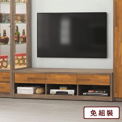 AS-艾融混色6尺長櫃-178*40*42cm-2色可選