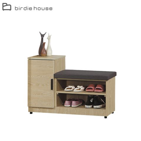 Birdie-巴斯蒂3尺一門開放式坐式鞋櫃/座鞋櫃/穿鞋椅