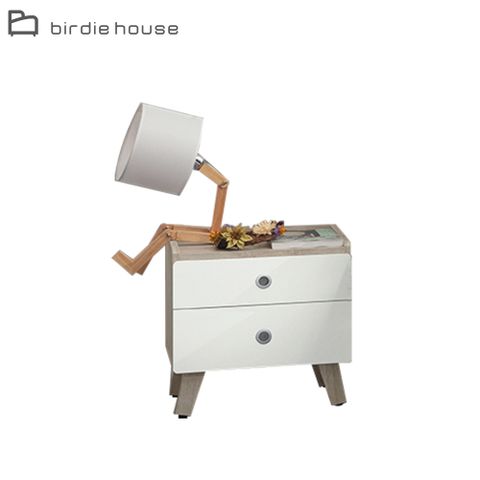 Birdie-費爾南1.5尺床頭櫃/二抽收納置物櫃