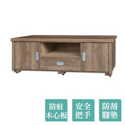 Boden-康爾4尺工業風電視櫃/長櫃/視聽櫃
