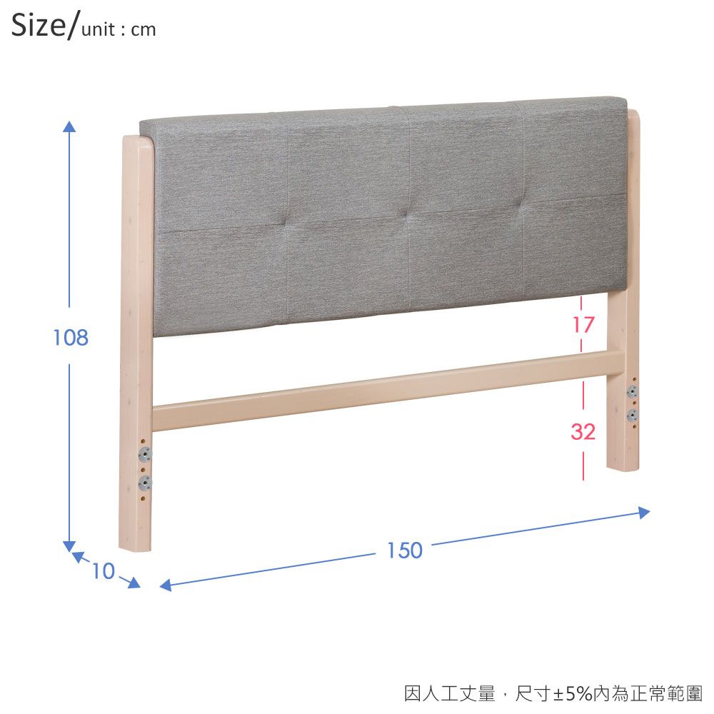 Size/unit cm1081501732因人工丈量,尺寸5%內為正常範圍
