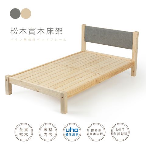 UHO 久澤木柞 GHW-3.5尺單人實木床架