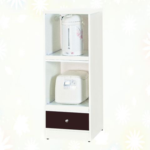 【文創集】南亞塑鋼 安卡多彩1.5尺雙托盤式單抽中餐櫃/電器櫃(九色可選)