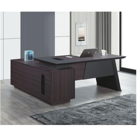 AS-特倫斯雙色多功能收納6尺L型辦公桌(含側櫃)-總寬:180x77cm 桌面:170x80x77cm 側櫃160x50x63cm
