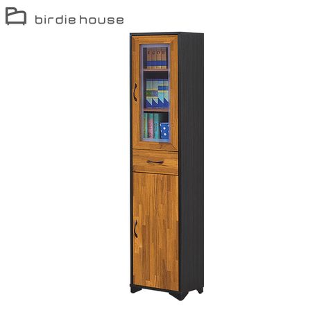 Birdie-莫蘭特1.3尺二門一抽書櫃/收納置物櫃/隙縫櫃