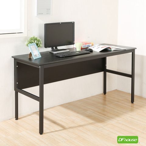 《DFhouse》頂楓150公分電腦辦公桌-黑橡木色