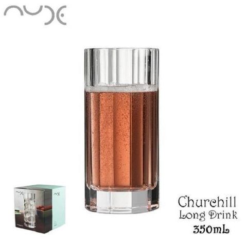 Pasabahce 【南紡購物中心】 NUDE Churcill Long Drink 教堂水晶長飲杯 350mL(水晶杯 海波杯 調酒杯 飲料杯 highball)