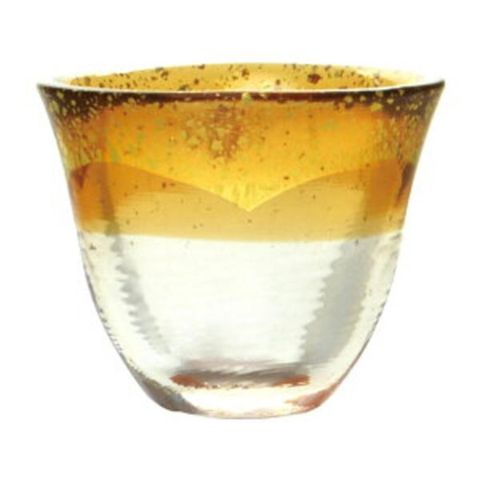 Toyo-Sasaki｜燒酒杯 琥珀｜金箔