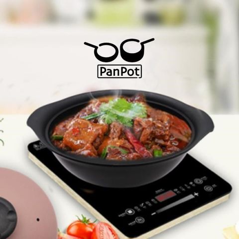 【日本PANPOT】嫣紫系列 21CM 低身萬用鍋2.5l
