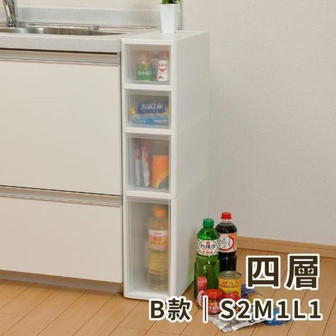 【南紡購物中心】 JEJSLIM四層櫃 S2M1L1