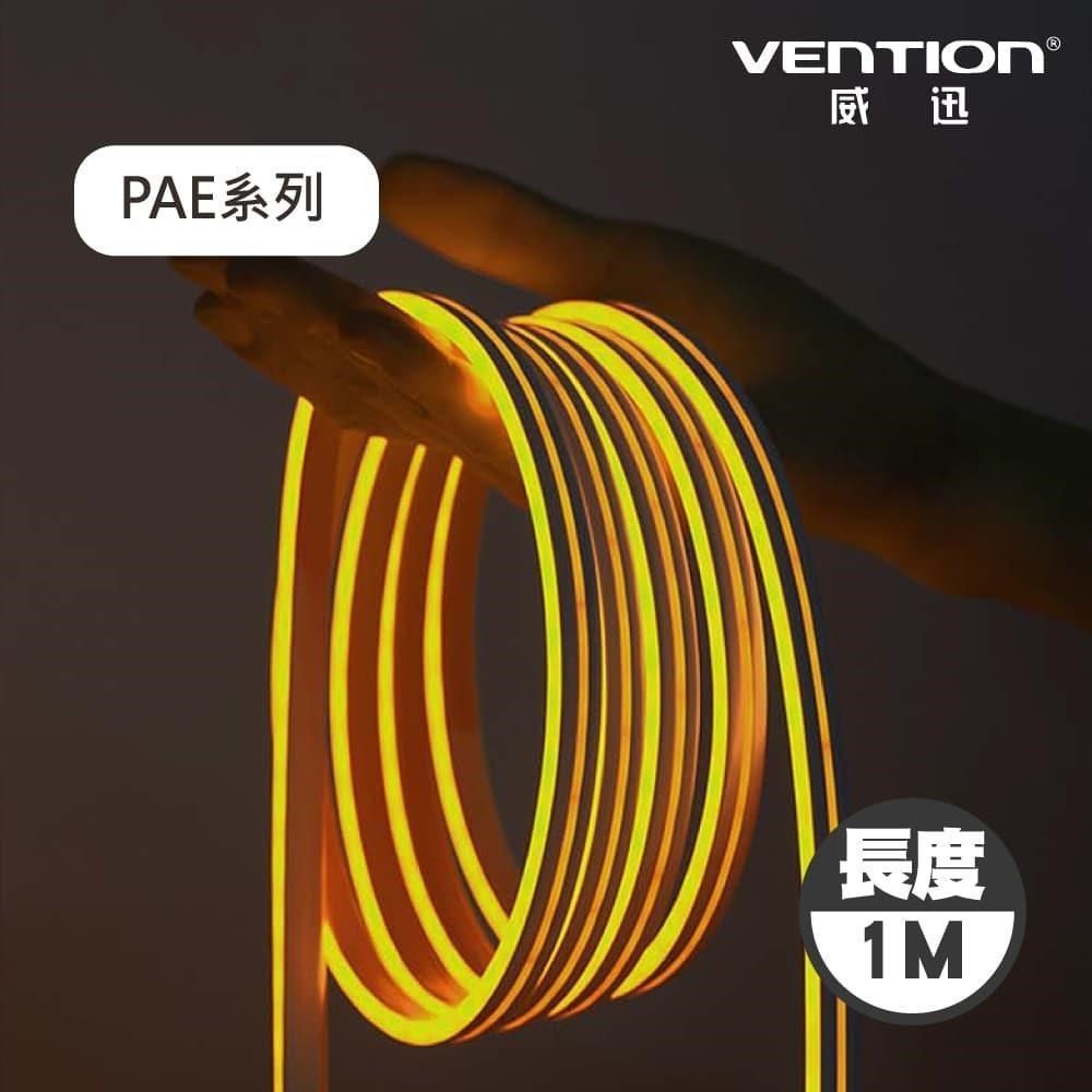  VENTION 威迅 PAE系列 USB 5V紅外線遙控霓虹矽膠RGB LED軟燈條DIY可裁燈帶 2M