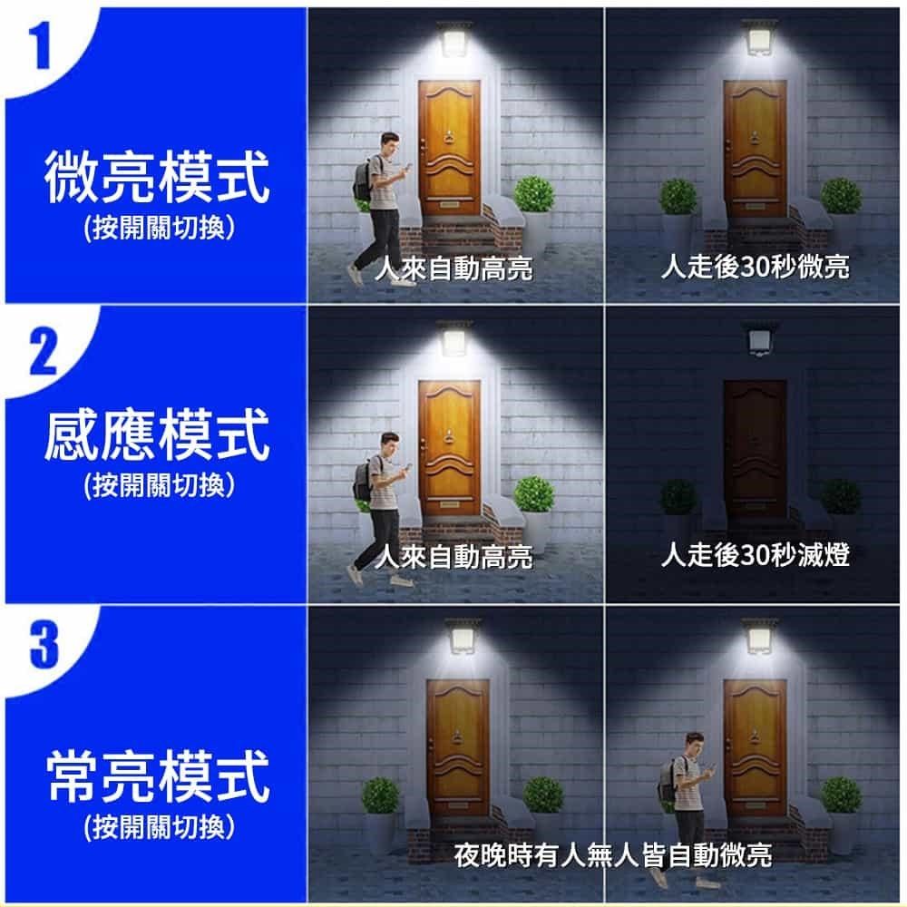 DAODI 挪威森林 太陽能LED感應燈 免釘免鑽夾子燈