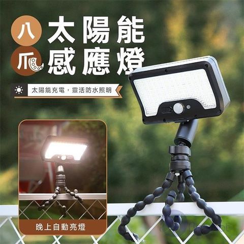 BESTHOT 八爪太陽能感應照明燈(兩入)
