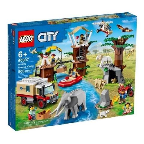 【南紡購物中心】 【LEGO 樂高積木】City 城市系列 - 野生動物救援營 LT-60307