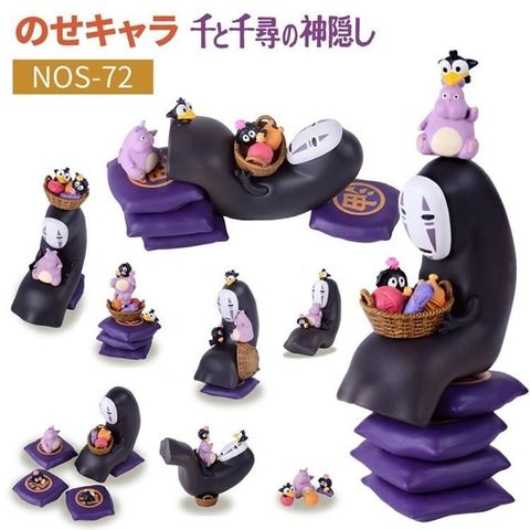日空版ENSKY千と千尋神隱少女無臉男桌上疊疊樂NOS-72