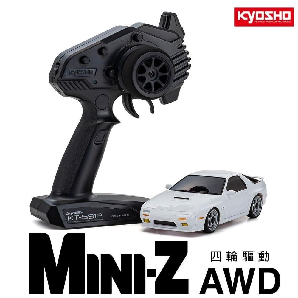 KYOSHO京商32634W MINI-Z AWD MAZDA SAVANNA RX-7 FC3S White - PChome