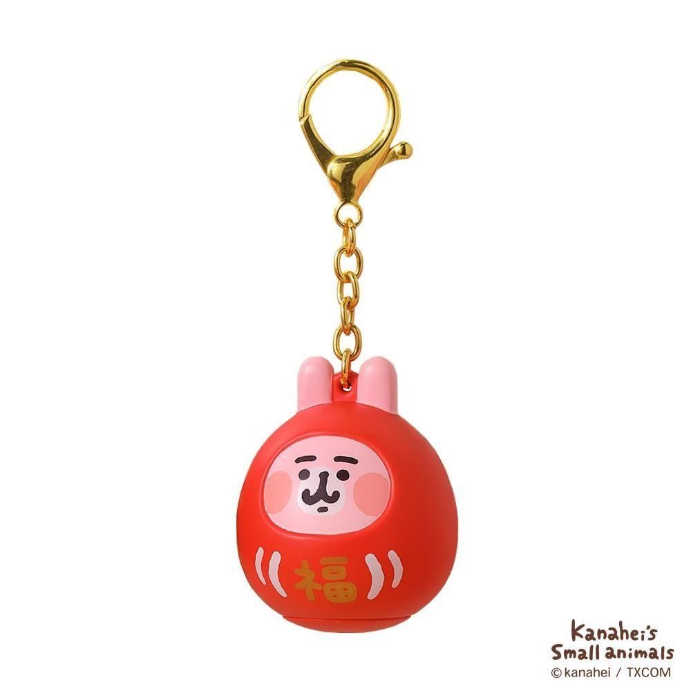 YENDAR 研達 卡娜赫拉的小動物達摩籤筒吊飾 (粉紅兔兔)