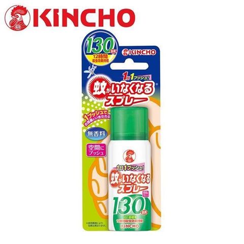 KINCHO 日本金鳥 【南紡購物中心】 室內防蚊噴一下130日