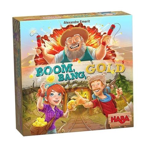 【南紡購物中心】 【德國HABA桌遊】爆爆金礦坑 Boom, Bang, Gold TA303337