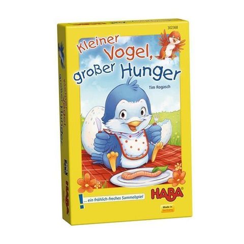 【南紡購物中心】 德國HABA桌遊-好餓的小鳥 Kleiner Vogel, groer Hunger 配對遊戲 TA302368