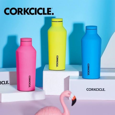 CORKCICLE 【南紡購物中心】 酷仕客 霓虹系列三層真空易口瓶-470ml