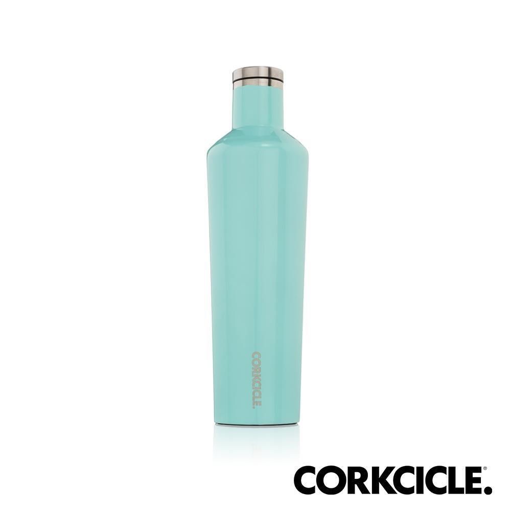 CORKCICLE 【南紡購物中心】 美國 Classic系列三層真空易口瓶/保溫瓶750ml-土耳其藍COR-CC0103002A