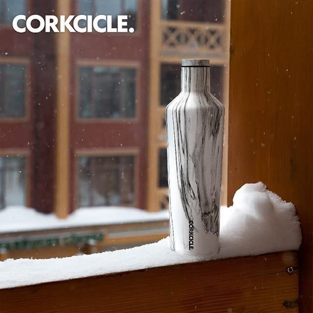 CORKCICLE 【南紡購物中心】 美國 Origins系列三層真空易口瓶/保溫瓶475ml-大理石紋